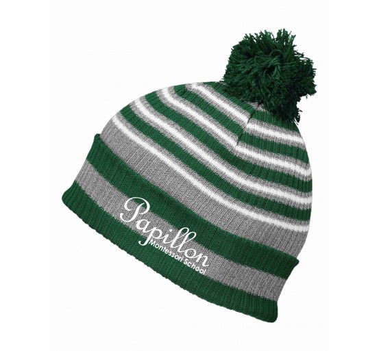 Papillon Montessori School 8 1/2" Spirit Pom Beanie